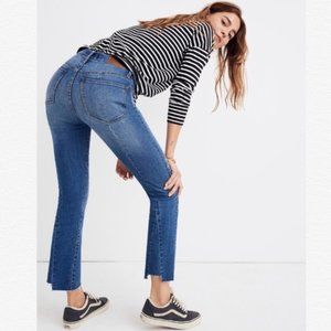 Madewell Cali Demi-Boot Jeans In Kemper Wash Sz 25